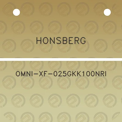 honsberg-omni-xf-025gkk100nri