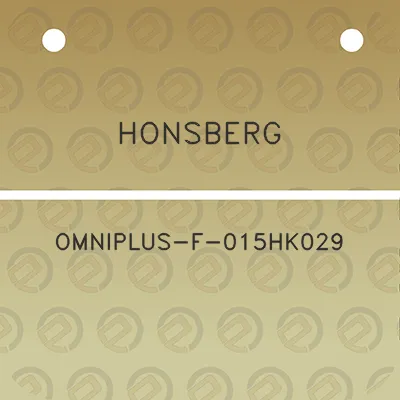 honsberg-omniplus-f-015hk029