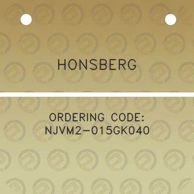 honsberg-ordering-code-njvm2-015gk040