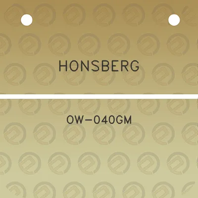 honsberg-ow-040gm