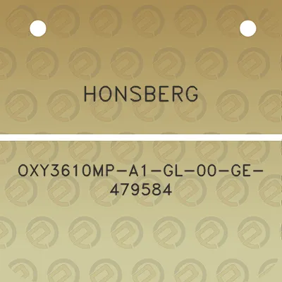 honsberg-oxy3610mp-a1-gl-00-ge-479584