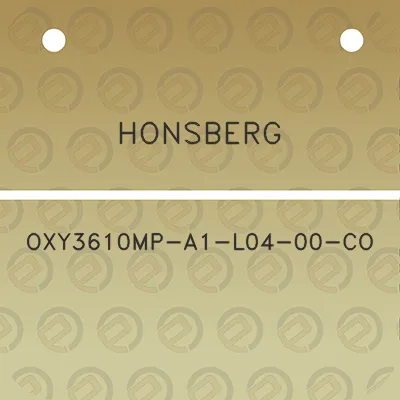 honsberg-oxy3610mp-a1-l04-00-co