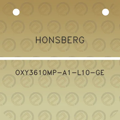 honsberg-oxy3610mp-a1-l10-ge