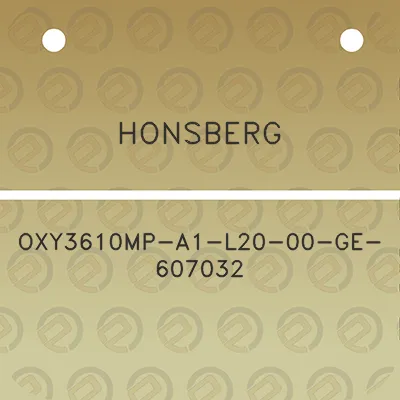 honsberg-oxy3610mp-a1-l20-00-ge-607032