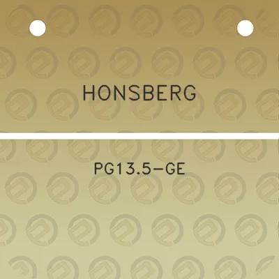 honsberg-pg135-ge