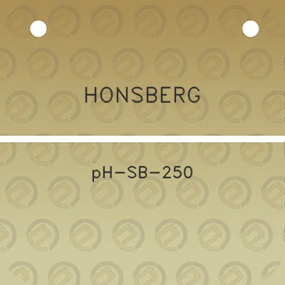 honsberg-ph-sb-250