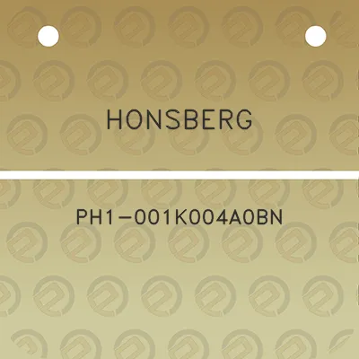 honsberg-ph1-001k004a0bn