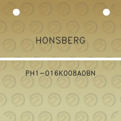 honsberg-ph1-016k008a0bn