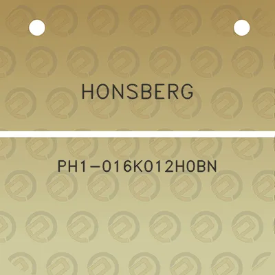 honsberg-ph1-016k012h0bn