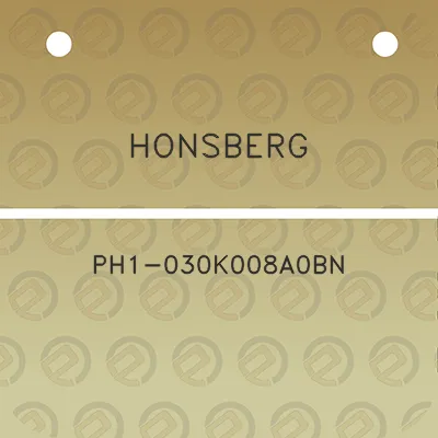 honsberg-ph1-030k008a0bn