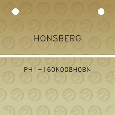 honsberg-ph1-160k008h0bn