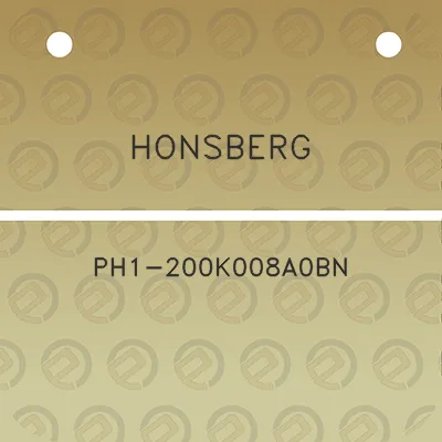 honsberg-ph1-200k008a0bn