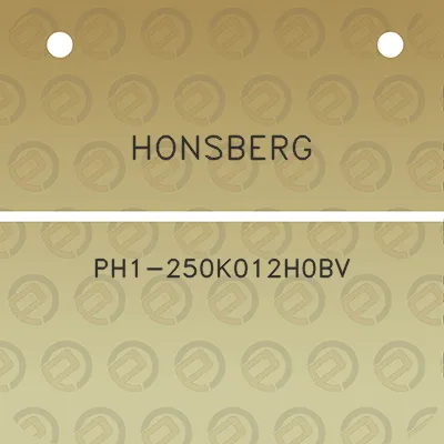 honsberg-ph1-250k012h0bv