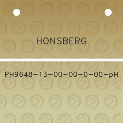 honsberg-ph9648-13-00-00-0-00-ph