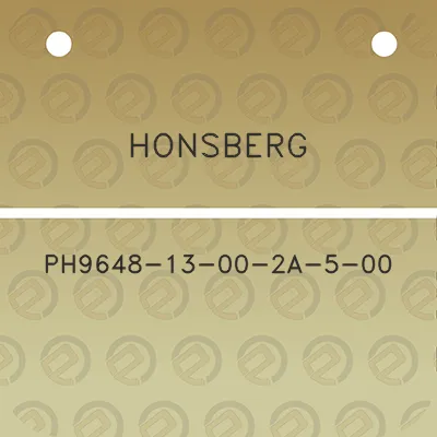 honsberg-ph9648-13-00-2a-5-00