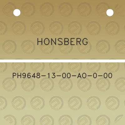 honsberg-ph9648-13-00-ao-0-00