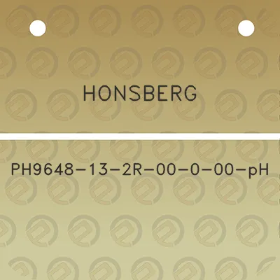 honsberg-ph9648-13-2r-00-0-00-ph