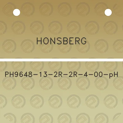 honsberg-ph9648-13-2r-2r-4-00-ph