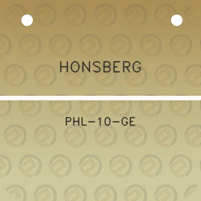 honsberg-phl-10-ge