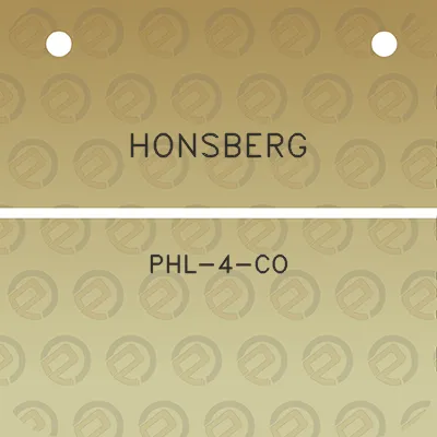 honsberg-phl-4-co