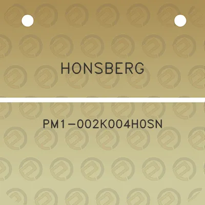 honsberg-pm1-002k004h0sn