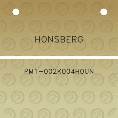 honsberg-pm1-002k004h0un