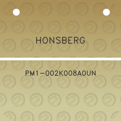 honsberg-pm1-002k008a0un