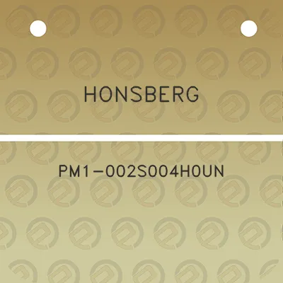 honsberg-pm1-002s004h0un