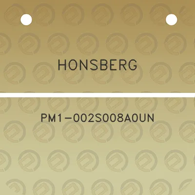 honsberg-pm1-002s008a0un