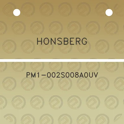 honsberg-pm1-002s008a0uv