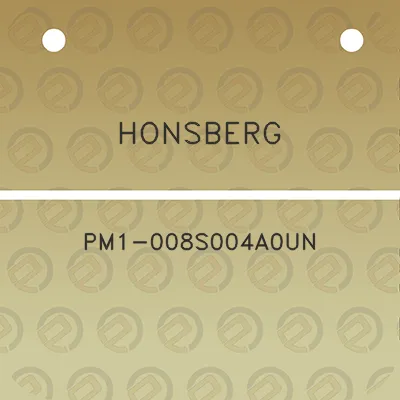 honsberg-pm1-008s004a0un