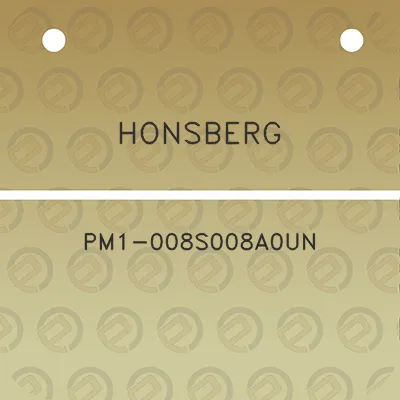 honsberg-pm1-008s008a0un