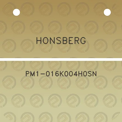 honsberg-pm1-016k004h0sn