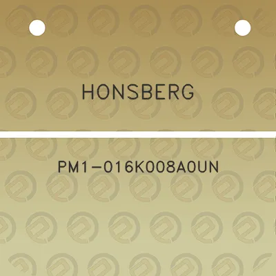 honsberg-pm1-016k008a0un