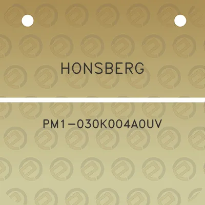 honsberg-pm1-030k004a0uv