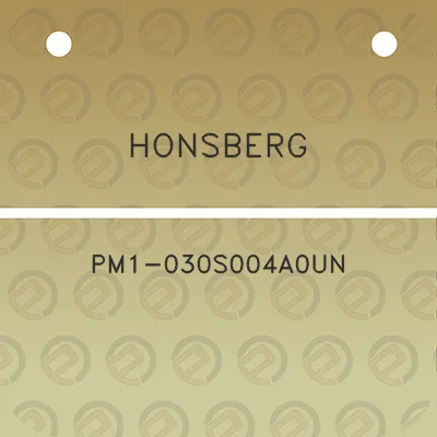 honsberg-pm1-030s004a0un