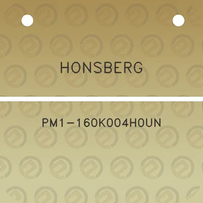 honsberg-pm1-160k004h0un