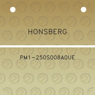 honsberg-pm1-250s008a0ue