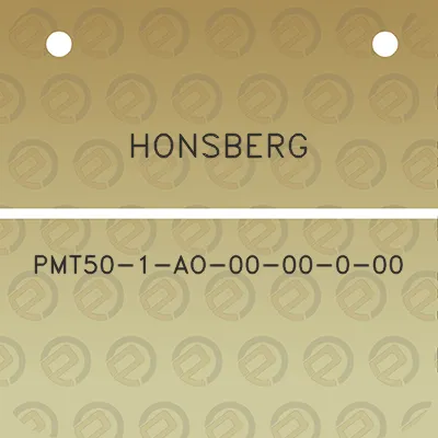 honsberg-pmt50-1-ao-00-00-0-00