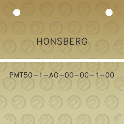 honsberg-pmt50-1-ao-00-00-1-00