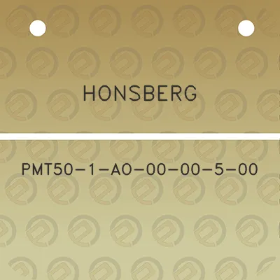 honsberg-pmt50-1-ao-00-00-5-00