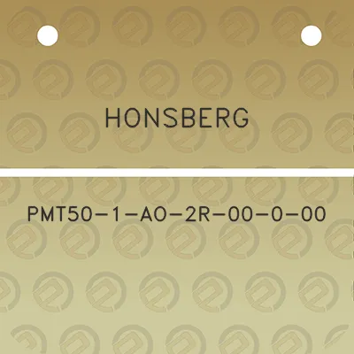 honsberg-pmt50-1-ao-2r-00-0-00