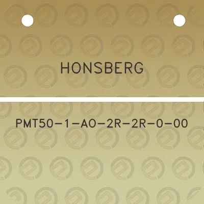 honsberg-pmt50-1-ao-2r-2r-0-00