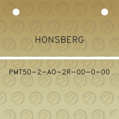 honsberg-pmt50-2-ao-2r-00-0-00