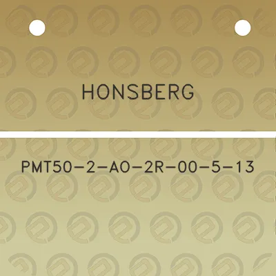 honsberg-pmt50-2-ao-2r-00-5-13