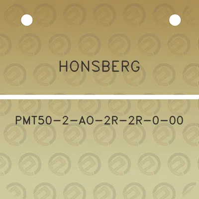 honsberg-pmt50-2-ao-2r-2r-0-00