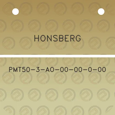 honsberg-pmt50-3-ao-00-00-0-00