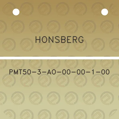 honsberg-pmt50-3-ao-00-00-1-00