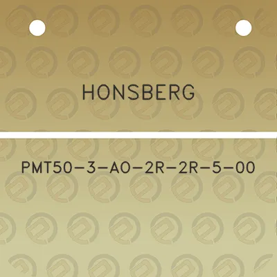 honsberg-pmt50-3-ao-2r-2r-5-00