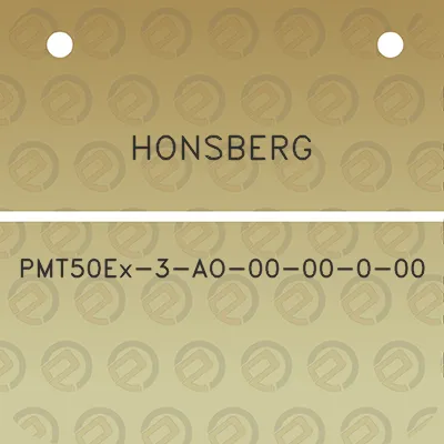 honsberg-pmt50ex-3-ao-00-00-0-00